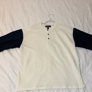 Black and white long sleeve